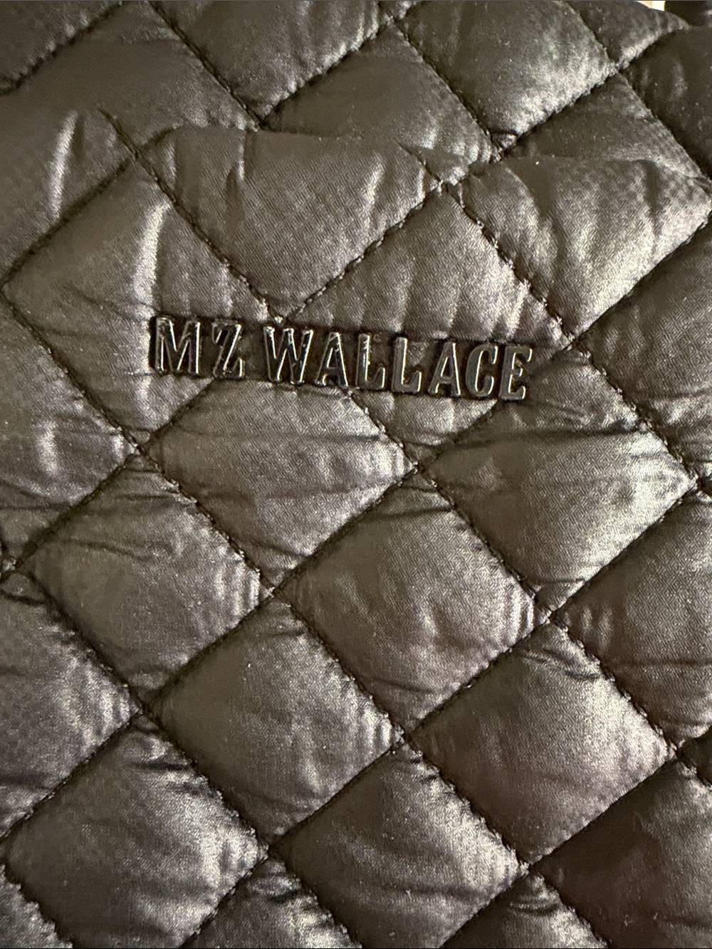 MZ Wallace Quilted Black Travel Weekender - Picture 2 of 13